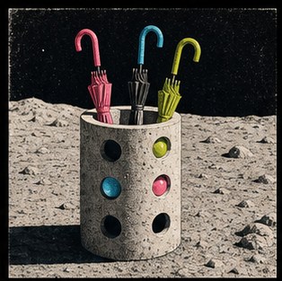 Magnetic umbrella stand