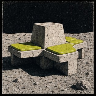 Three-sided bench