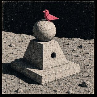 Monument to absent pigeon