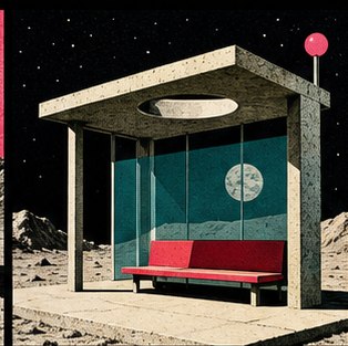 Moon bus shelter