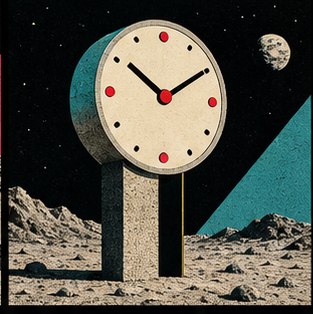 Lunar civic clock